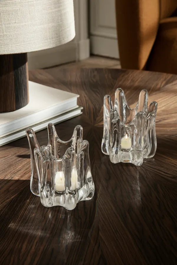 Holo Tealight Candleholder, Clear fra Ferm Living - 3 - Jacobsen Plus