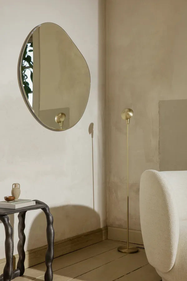 Pond Mirror XL, Dark Chrome fra Ferm Living