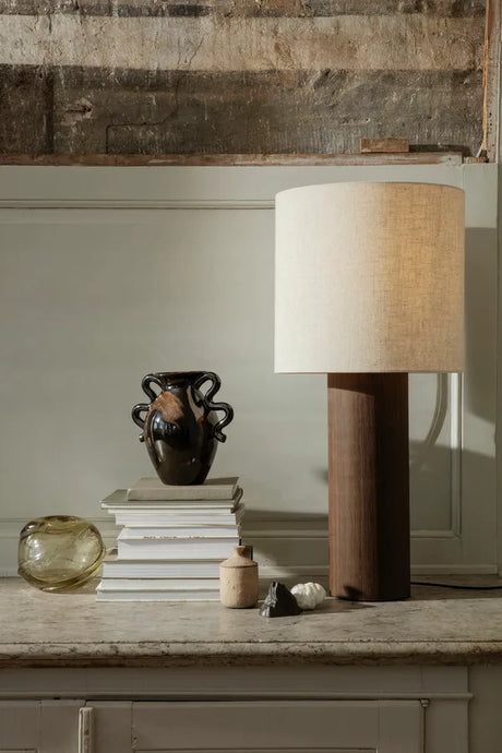 Water Swirl vase, Round fra Ferm Living - Moss green - Jacobsen Plus