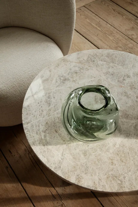 Water Swirl vase, Round fra Ferm Living - Moss green - Jacobsen Plus