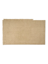 Crease Wool Rug, Light Sand fra Ferm Living - Large - Jacobsen Plus