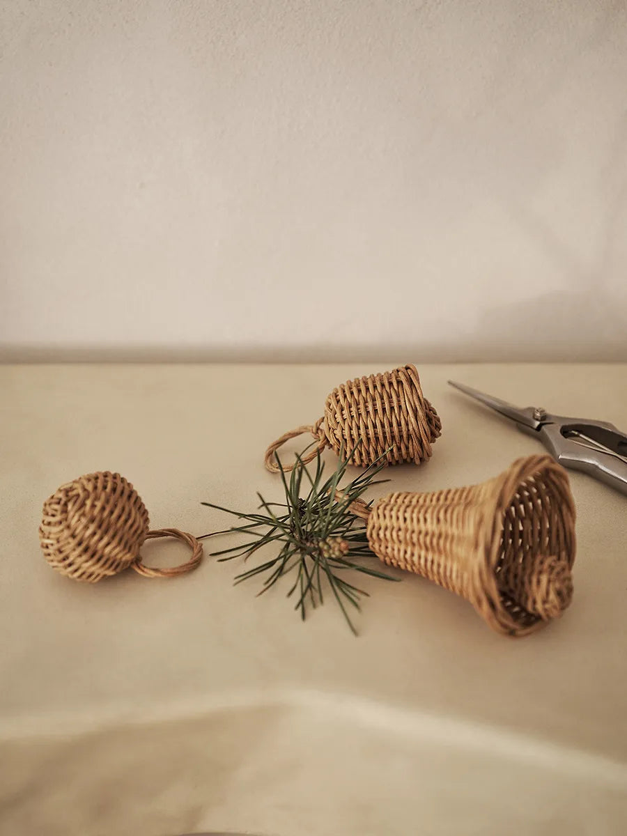 Braided Bell Baubles, sæt á 3 stk. fra Ferm Living - 3 - Jacobsen Plus