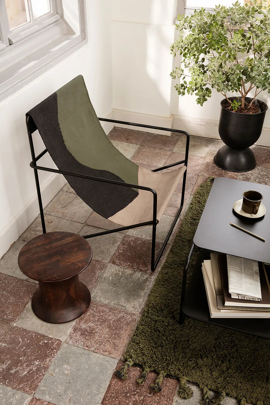 Spin Stool, Brown fra Ferm Living - 5 - Jacobsen Plus