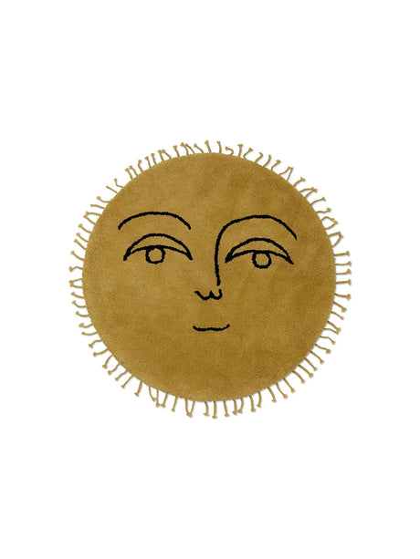 Sun Tufted Rug, yellow fra Ferm Living - Large - Jacobsen Plus
