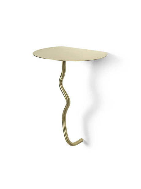 Curvature Wall Table fra Ferm Living - Brass - Jacobsen Plus