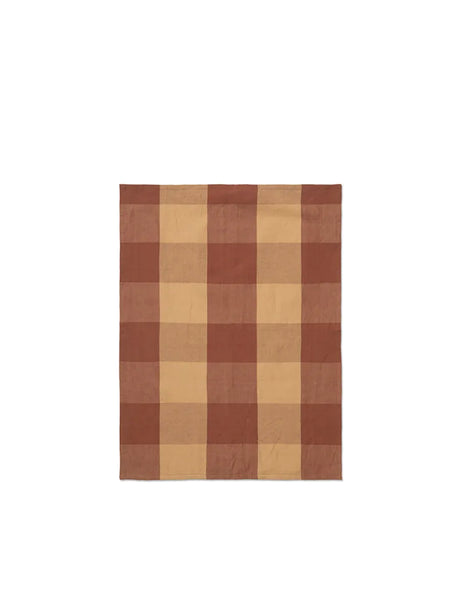 Hale Tea Towel fra Ferm Living - Golden Brown-Silver Fern - Jacobsen Plus