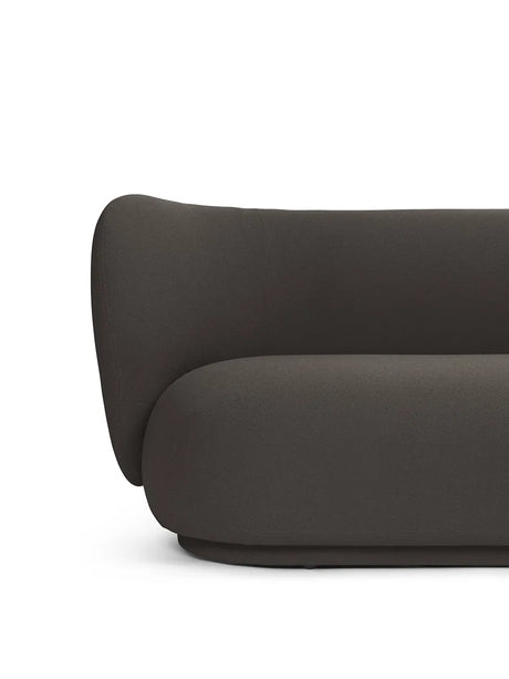 Rico Sofa 2 Grain, chocolate fra Ferm Living - 4 - Jacobsen Plus