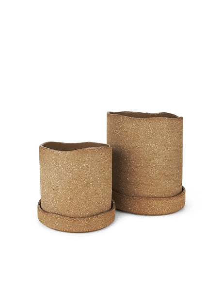 Uneru Pot, Ø13 fra Ferm Living - Brown - Jacobsen Plus