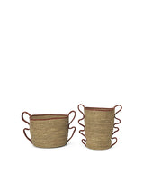 Verso Baskets, sæt á 2 stk. fra Ferm Living - Brick - Jacobsen Plus