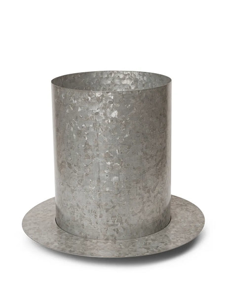 Auran Pot, galvanized fra Ferm Living - Large - Jacobsen Plus