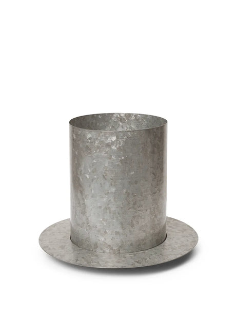 Auran Pot, galvanized fra Ferm Living - Medium - Jacobsen Plus