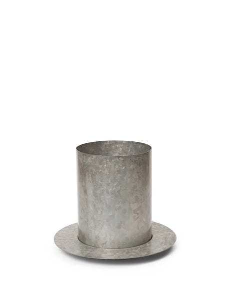 Auran Pot, galvanized fra Ferm Living - Small - Jacobsen Plus