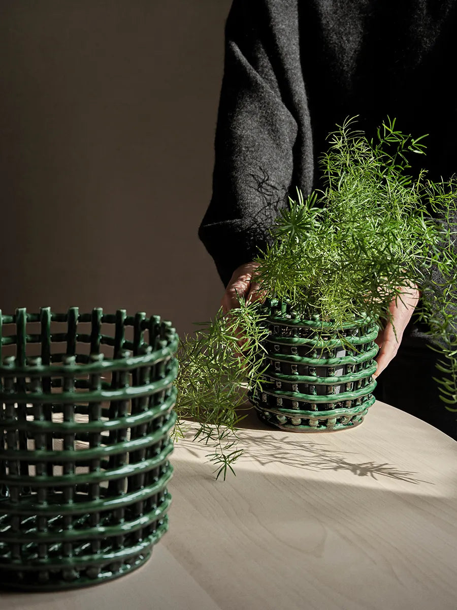 Ceramic Basket, small fra Ferm Living