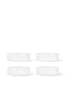 Ripple Serving Bowls Frosted, sæt á 4 fra Ferm Living
