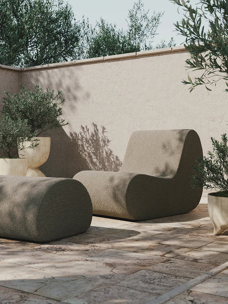 Rouli Pouf fra Ferm Living - Chestnut Brown - Jacobsen Plus
