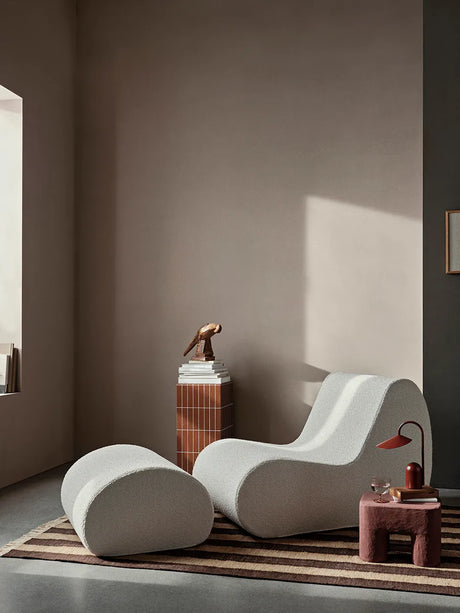 Rouli Pouf fra Ferm Living - Chestnut Brown - Jacobsen Plus
