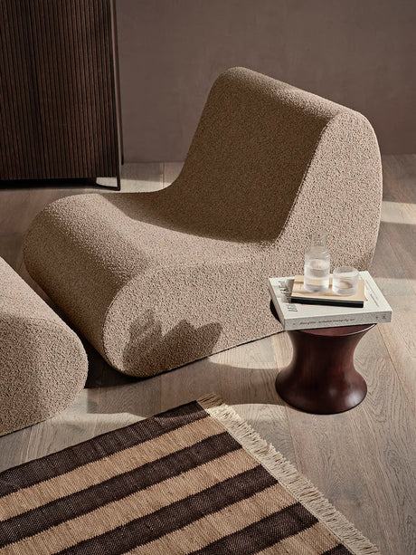 Rouli Pouf fra Ferm Living - Chestnut Brown - Jacobsen Plus