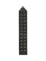 Star Christmas Calendar, Narrow fra Ferm Living - Dark Green-Gold - Jacobsen Plus