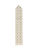Star Christmas Calendar, Narrow fra Ferm Living - Sand-black - Jacobsen Plus