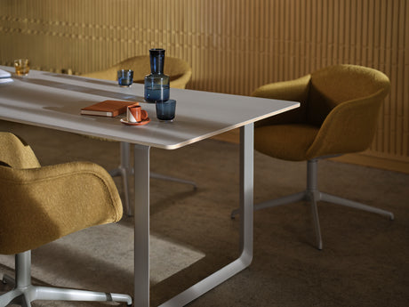 70/70 Bord fra Muuto - 170 x 85 cm / Solid Oak Grey - Jacobsen Plus