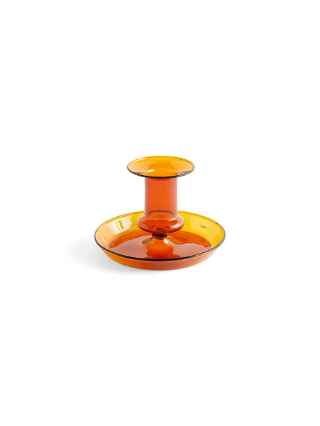 Flare Lysestager fra Hay - H: 7 cm / Amber - Jacobsen Plus