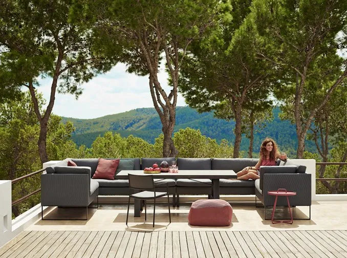 Flex 2 pers. Modulsofa inkl. Sunbrella Hynde, venstre fra Cane-line - 3 - Jacobsen Plus