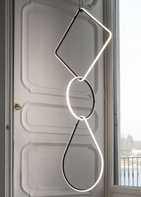 Arrangements 3, Square L / Round S / Drop Down inkl. baldakin fra Flos - 2 - Jacobsen Plus