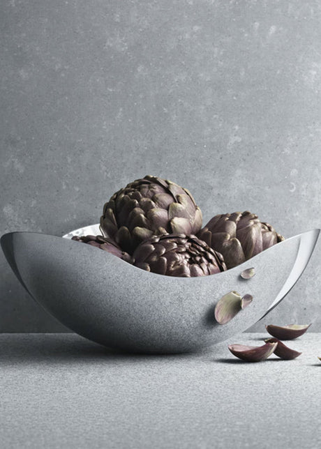 Bloom blank skål, stor fra Georg Jensen - 2 - Jacobsen Plus