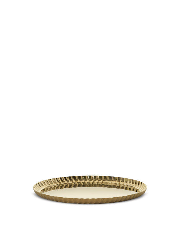 Alessi pleats bakke 23 cm, fra Alessi - Guld - Jacobsen Plus