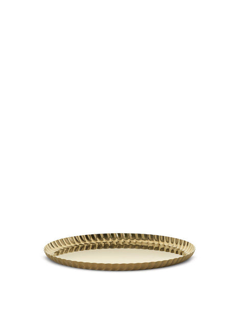 Alessi pleats bakke 23 cm, fra Alessi - Guld - Jacobsen Plus
