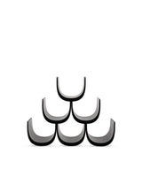 Noè Modular bottle holder fra Alessi - Sort - Jacobsen Plus