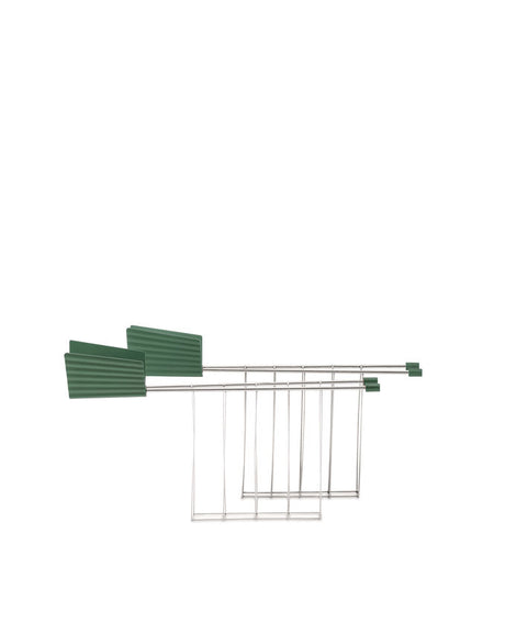 Plissé 2 tongs Toaster racks fra Alessi - Grøn - Jacobsen Plus