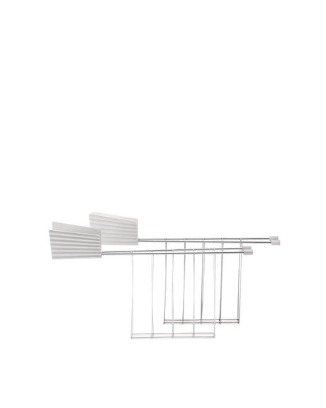 Plissé 2 tongs Toaster racks fra Alessi - Hvid - Jacobsen Plus