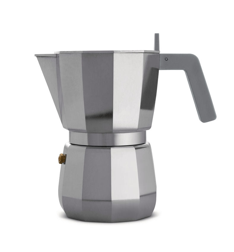 Moka espresso kaffebrygger, aluminium fra Alessi - 6 Kopper - Jacobsen Plus