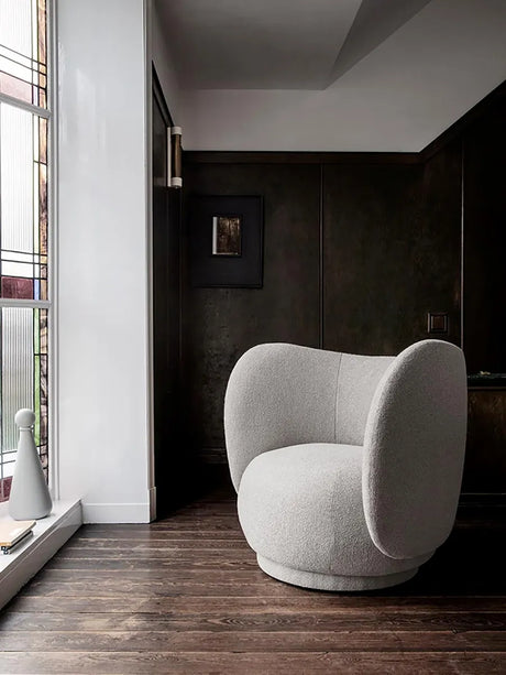 Rico Lounge Chair, bouclé i off-white fra Ferm Living - 2 - Jacobsen Plus