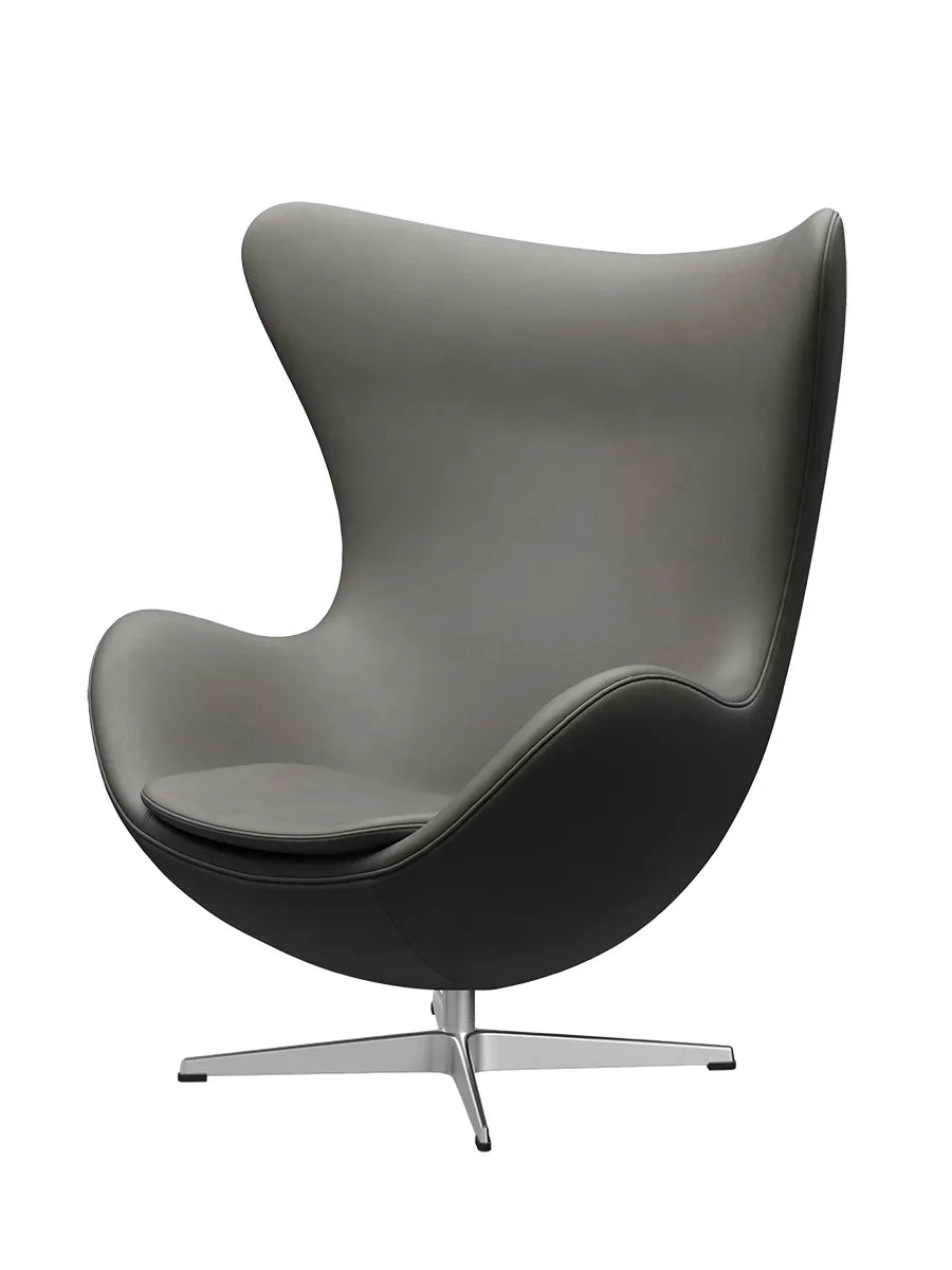 3316 Ægget af Arne Jacobsen læder - Essential læder / Lava - Jacobsen Plus