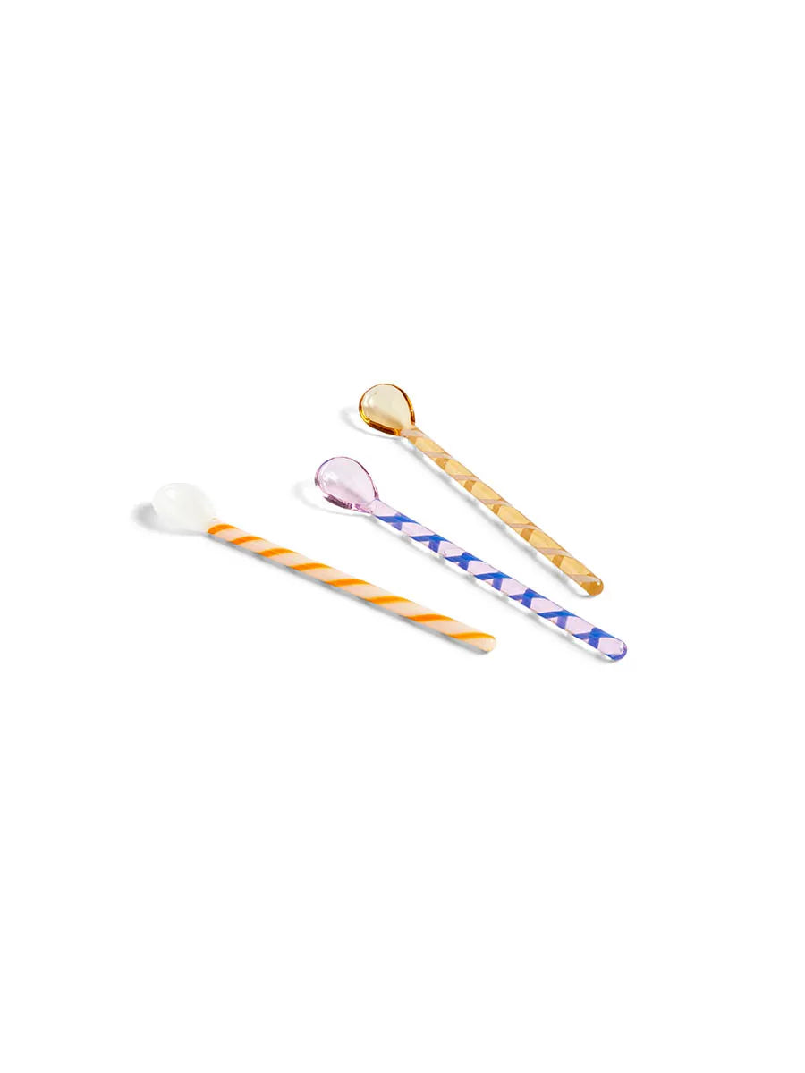 Glasskeer fra Hay - Light pink & white (3 stk.) - Jacobsen Plus