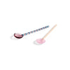 Aubergine & light pink (2 stk.)