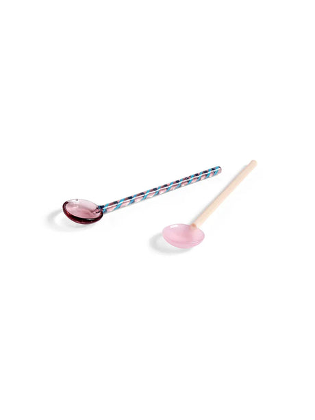 Glasskeer fra Hay - Aubergine & light pink (2 stk.) - Jacobsen Plus