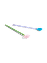 Glasskeer fra Hay - Turquoise & light pink (2 stk.) - Jacobsen Plus