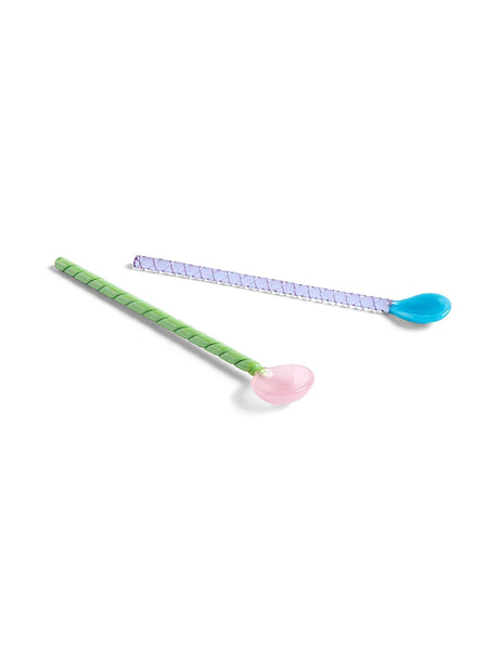 Glasskeer fra Hay - Turquoise & light pink (2 stk.) - Jacobsen Plus