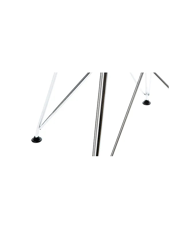 Ben dup til Eames stole, 4 stk. - Til DSR-DAR, sort plast - Jacobsen Plus