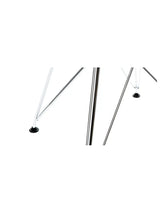 Ben dup til Eames stole, 4 stk. - Til DSR-DAR, hvid plast, sort filt - Jacobsen Plus