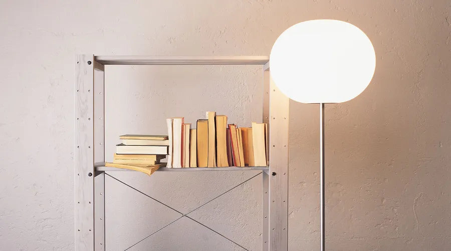 Glo-Ball F, Silver Gulvlampe fra Flos - 1 - Jacobsen Plus