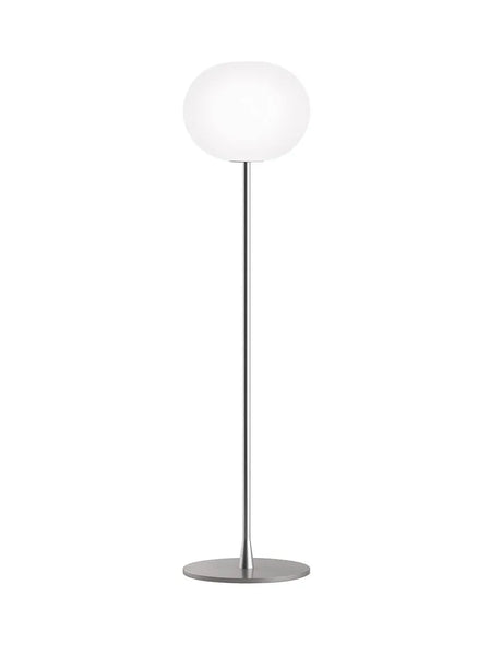 Glo-Ball F, Silver Gulvlampe fra Flos - F3: Ø: 450 x H: 1850 mm - Jacobsen Plus