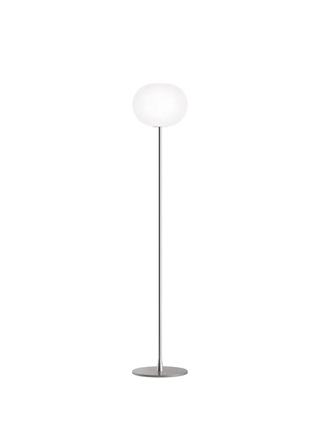 Glo-Ball F, Silver Gulvlampe fra Flos - F1: Ø: 330 x H: 1350 mm - Jacobsen Plus