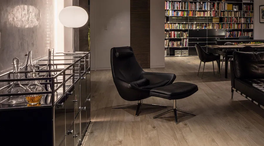 Glo-Ball T1, Silver bordlampe fra Flos