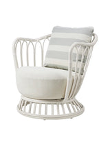 Grace Outdoor Lounge Chair fra GUBI - Alabaster White - Jacobsen Plus