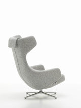 Grand Repos Lænestol, cream/dark brown fra Vitra - 2 - Jacobsen Plus