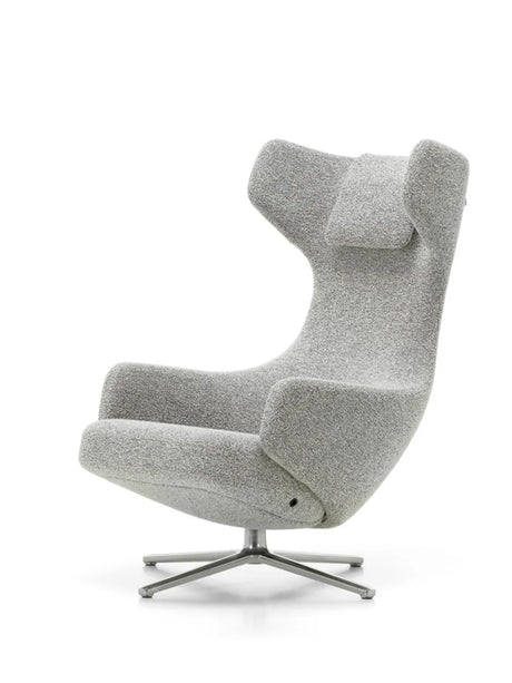 Grand Repos Lænestol, cream/dark brown fra Vitra - 1 - Jacobsen Plus